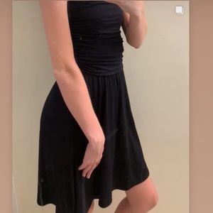 Strapless black Tube Top dress